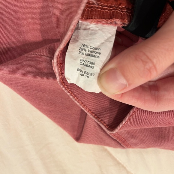 J.Crew Factory Skinny Stretch Pink Jeans- size 24 - Picture 4 of 5